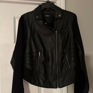 Torrid black leather jacket